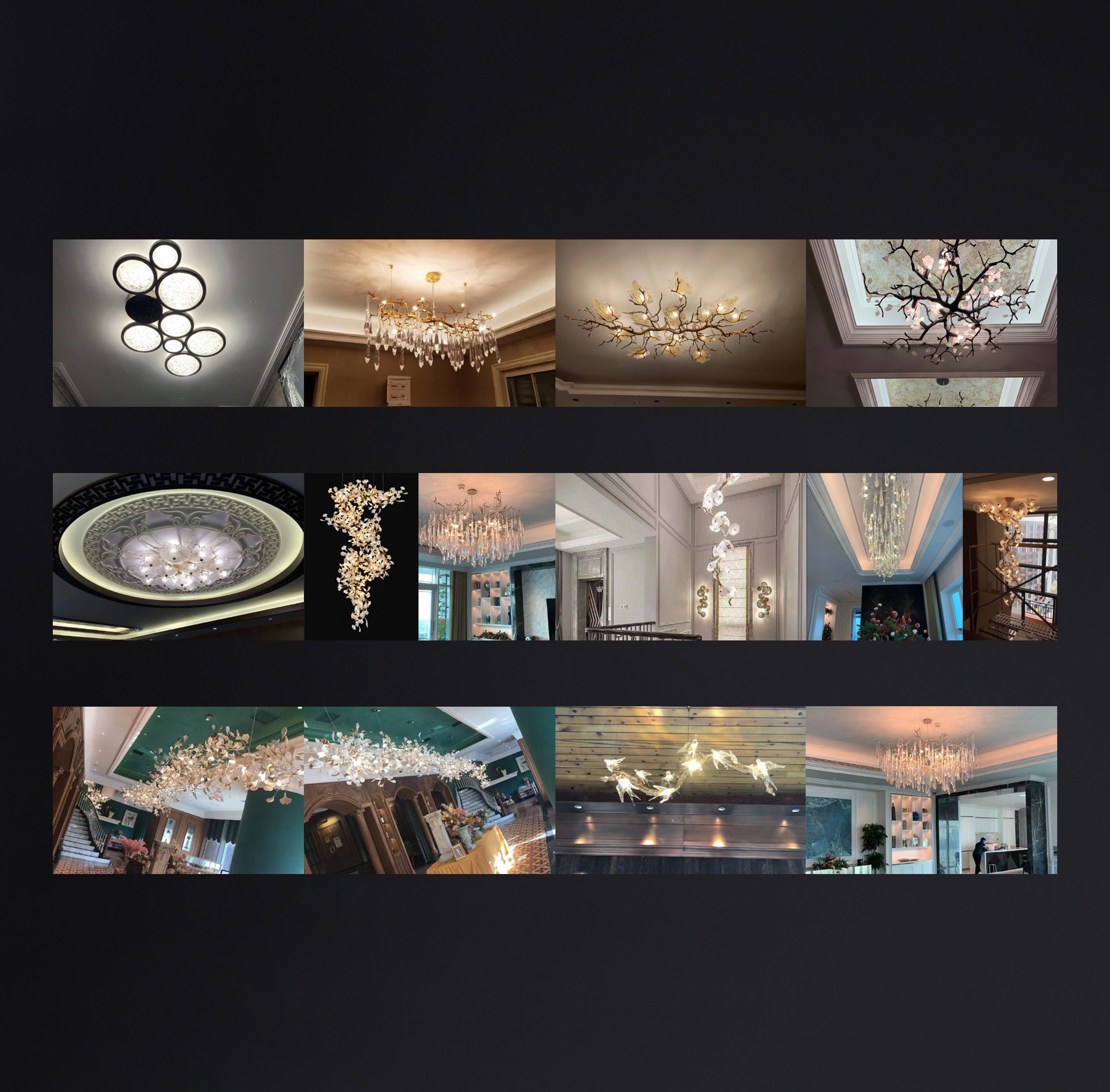 Đèn chế tác - Cảm hứng thiên nhiên